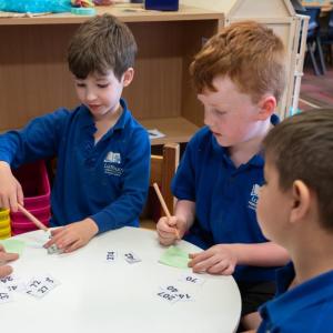 Students in a classroom