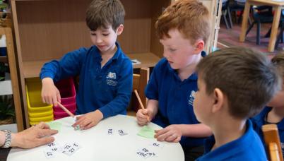 Students in a classroom