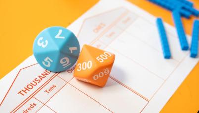 Place value dice
