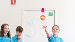 Student throws loopy aeroplane