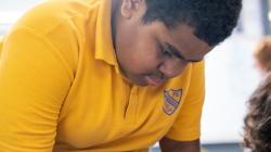 Focused student
